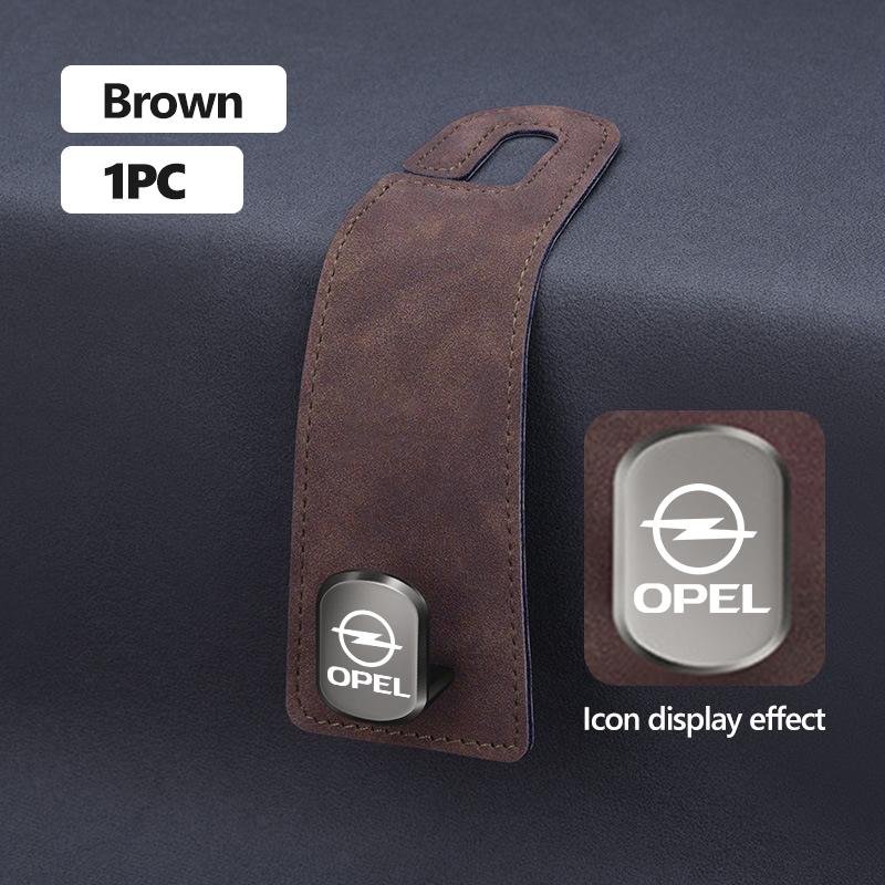 Car Seat Headrest Hook Universal Hidden Suede Seat Back Hanger For Opel ADAM ASTRA J K CORSA E INSIGNIA MOKKA VIVA Meriva