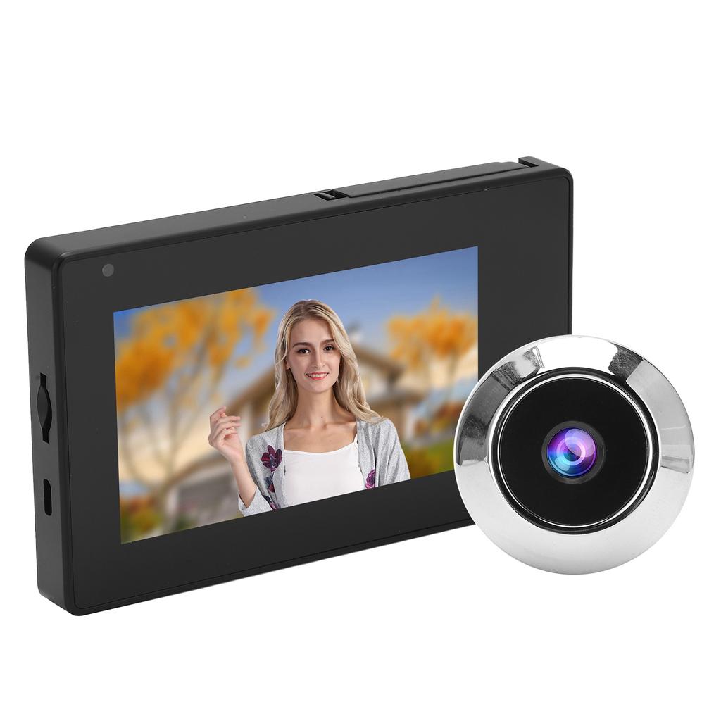 Умный видеодомофон с цветным TFT-экраном 4,3 дюйма, широкоугольным объективом 105 градусов и защитой от сбоев?Подглядывание за безопасностью дома