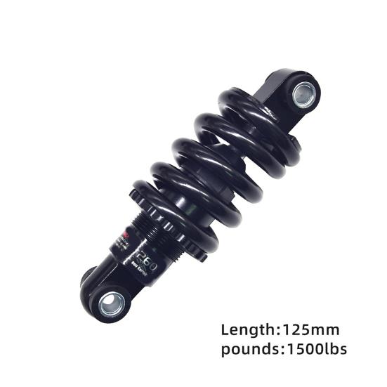 12.5/15СМ Пружинный амортизатор для горного велосипеда 550/850/1000/1500Lbs Регулируемый амортизатор задней подвески для скутера и складного велосипеда