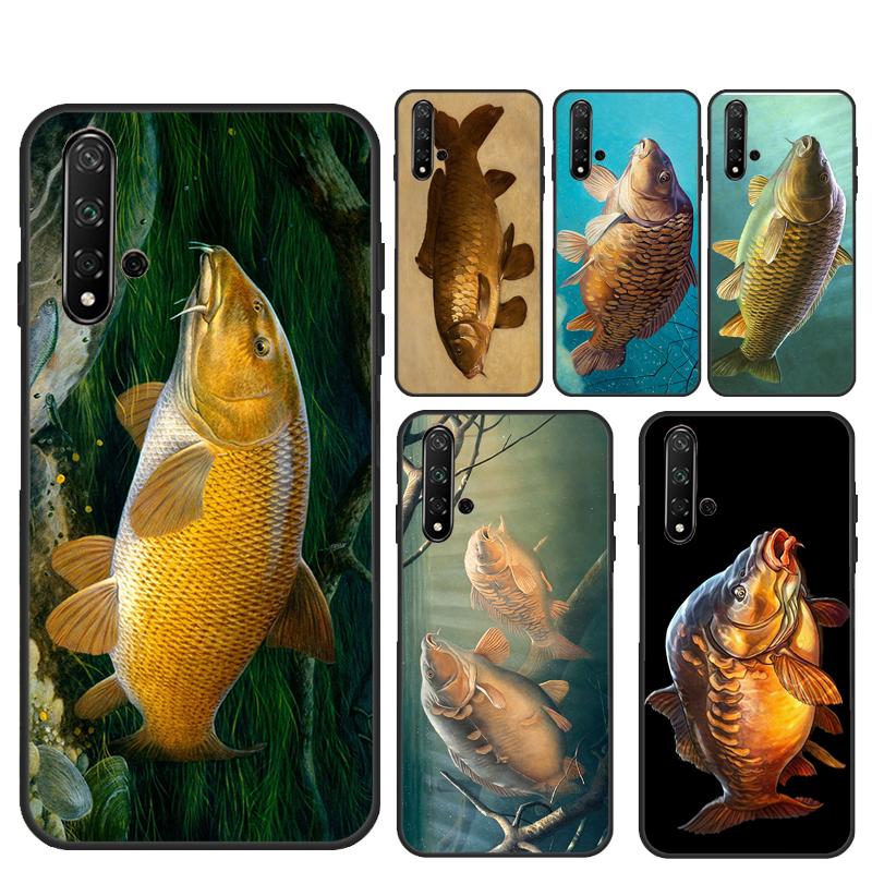 Carp Fishing For Huawei Nova 9 10 SE 5T 12s 12i 11i Y91 Y90 Y60 Y70 Y72 Y61 P20 P40 P30 Lite P60 Pro Case