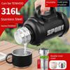 All-Steel Outdoor Travel Vehicle-Mounted Home Use 3-Liter Thermos Cup
