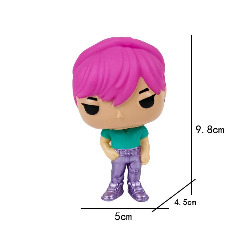 10 шт. Kpop Фигурка Охотников на демонов ПВХ Модель Аниме Фигурка Коллекция Статуэтка Украшение для стола Куклы Детские игрушки Подарки на Хэллоуин