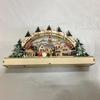 Christmas Winter Landscape Village Houses with LED Light and Music Accessories Home
