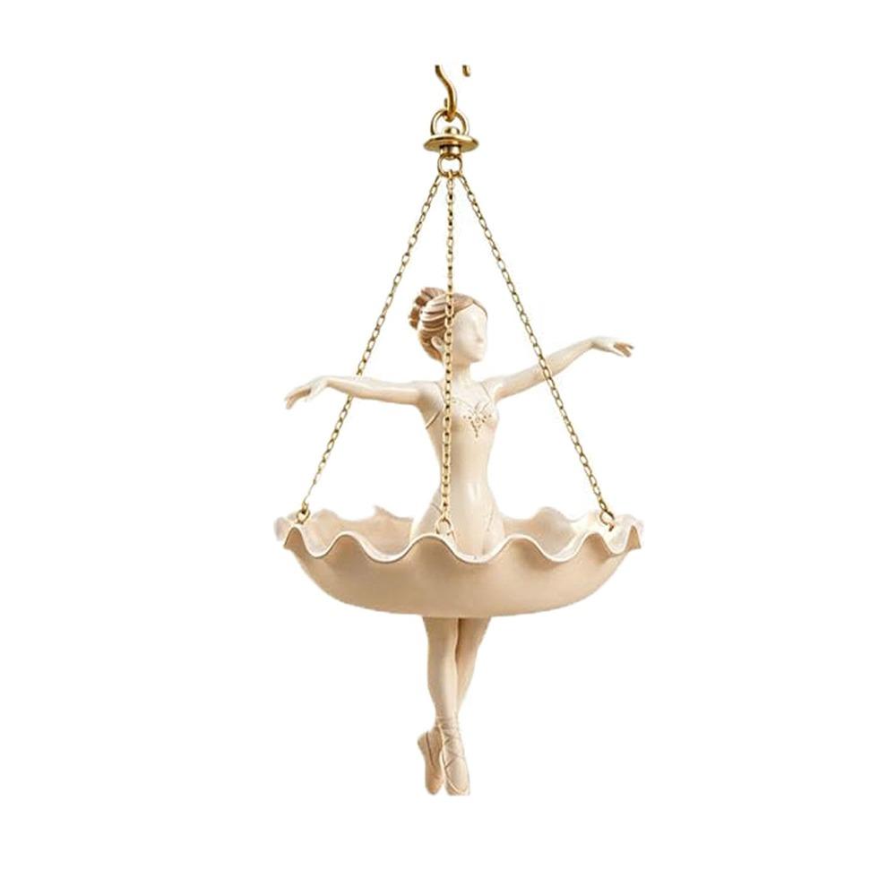 Hanging Ballet Dancer Planter Lightweight Plant Holder Gifts Hanging Flower Pot Patio Balcony