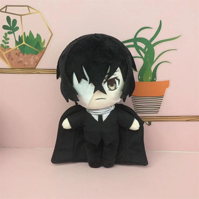 Новые Милые Плюшевые Куклы Bungo Stray Dogs 20 см Дазай Осаму Накахара Чуя Ацуши Куникида Мягкая Набивная Аниме Фигурка Плюшевая Набор Коллекционный Подарок для Фанатов