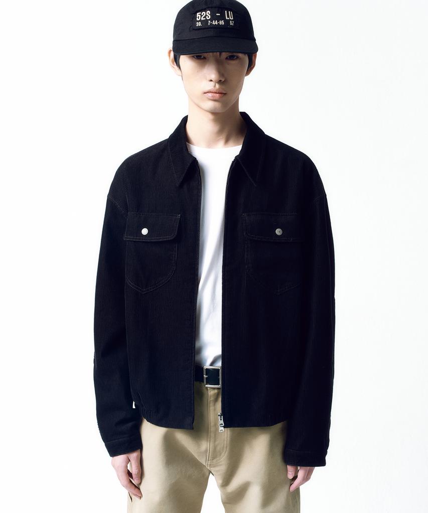 Insilence Organic Cotton Cord Rodeo Jacket Black