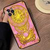 Чехол для телефона Anime C-CardcaptorS S-Sakura для iPhone 17 16 15 14 13 12 11 Pro Max Plus Черный