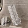 Suction Cup Wall-mounted Soap Dispenser Transparent Manual Press Hand Soap Press Bottle INS Easy To Install