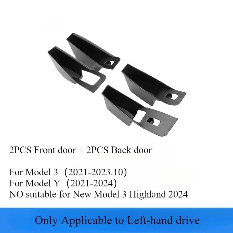 Door Handle Storage Box for Tesla Model 3 Highland Model Y Juniper 2025 Interior Accessories Inner Handle Organizer Phone Holder