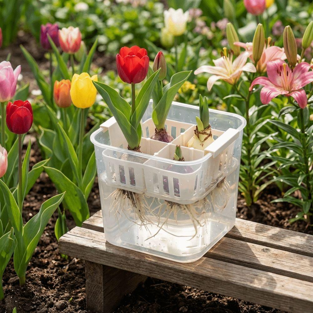 Clear Water Culture Planter Planter Containers Corm Plant Growing Pots Balcony Planting
