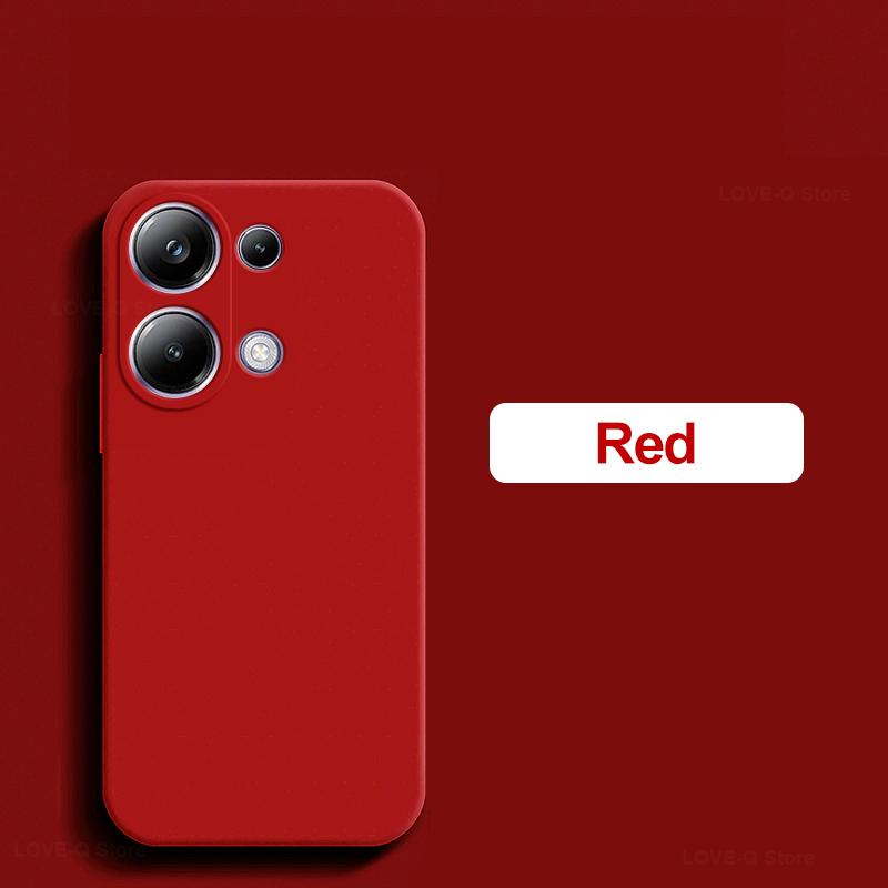 Чехол для телефона Poco M6 Pro, силиконовый однотонный защитный чехол от падений и столкновений для Xiaomi Poco M6 M 6 Pro M6Pro PocoM6 Pro