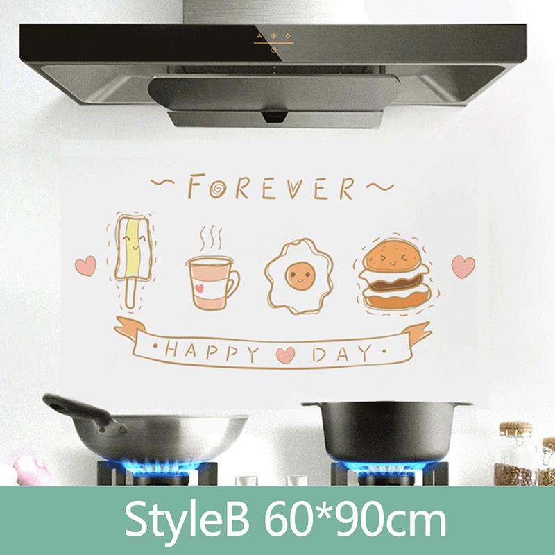 30*90см 60*90см Кухня Маслостойкая Наклейка Самоклеящиеся Водонепроницаемые Обои