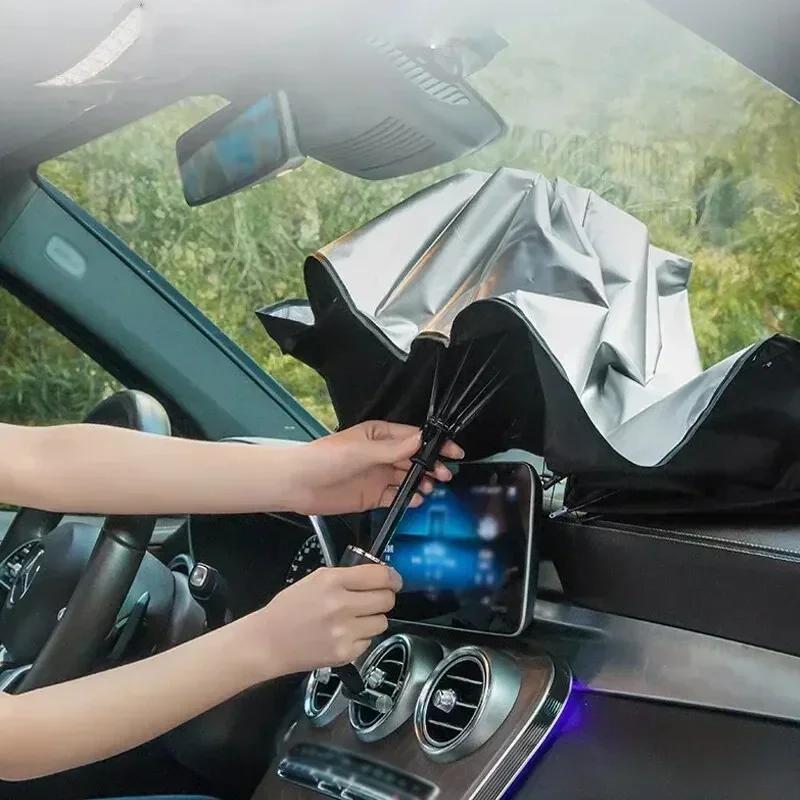 Для боковых окон Автомобильный салон Титановый серебристый Автомобильная солнцезащитная шторка Продукт Солнцезащитная шторка Подходит для лобового стекла автомобиля Солнцезащитная шторка Подходит