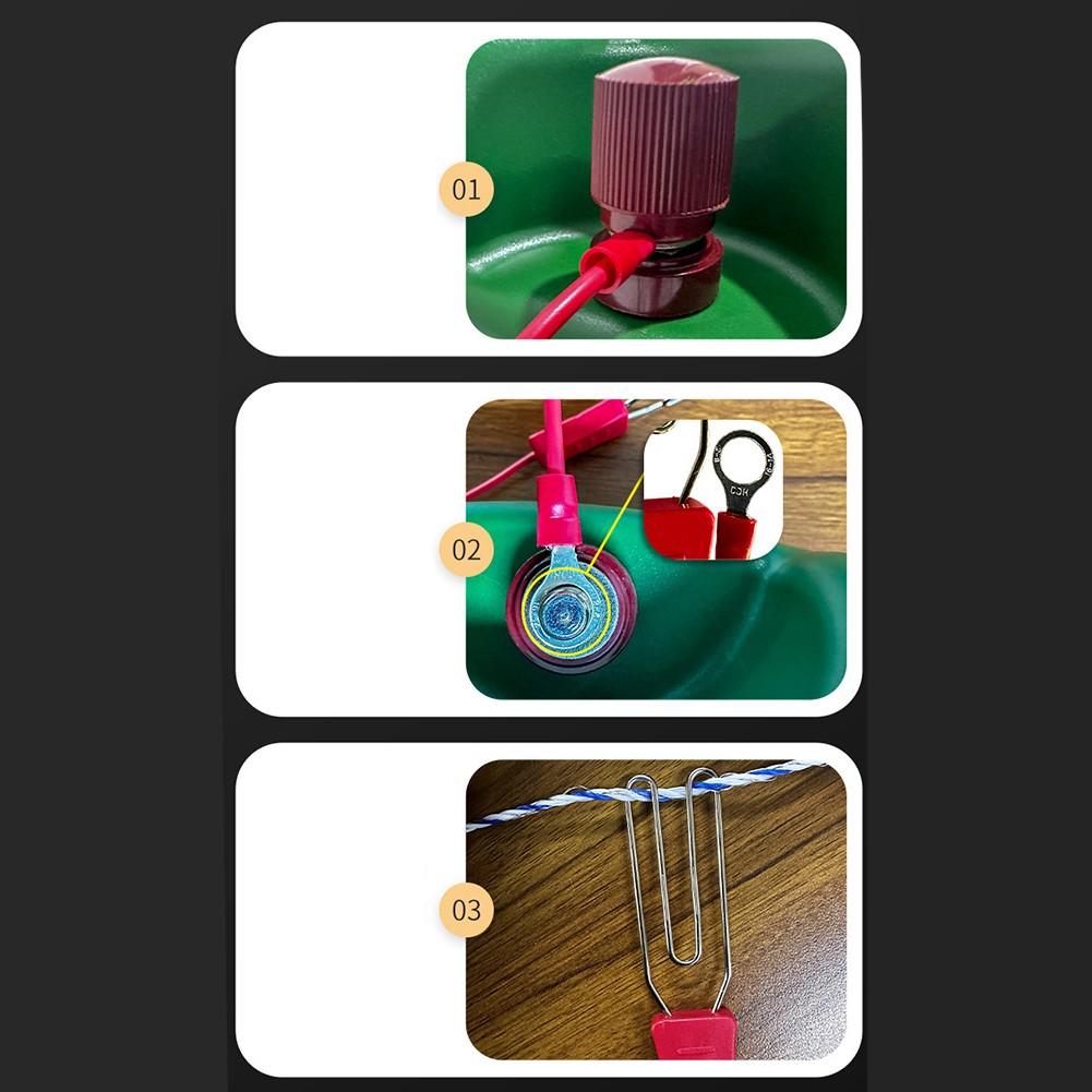 1m Wire Length Electric Fence Connectors Easy Installation Wire