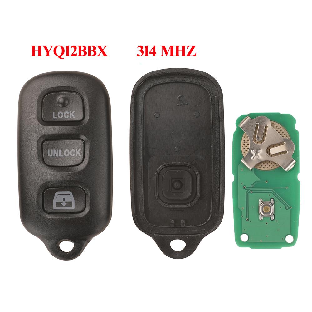 Сигнализация с дистанционным управлением GQ43VT14T/HYQ12BBX/1512Y/12BAN 314 МГц для Toyota Camry Corolla Highlander Solara Sienna 2002-2007