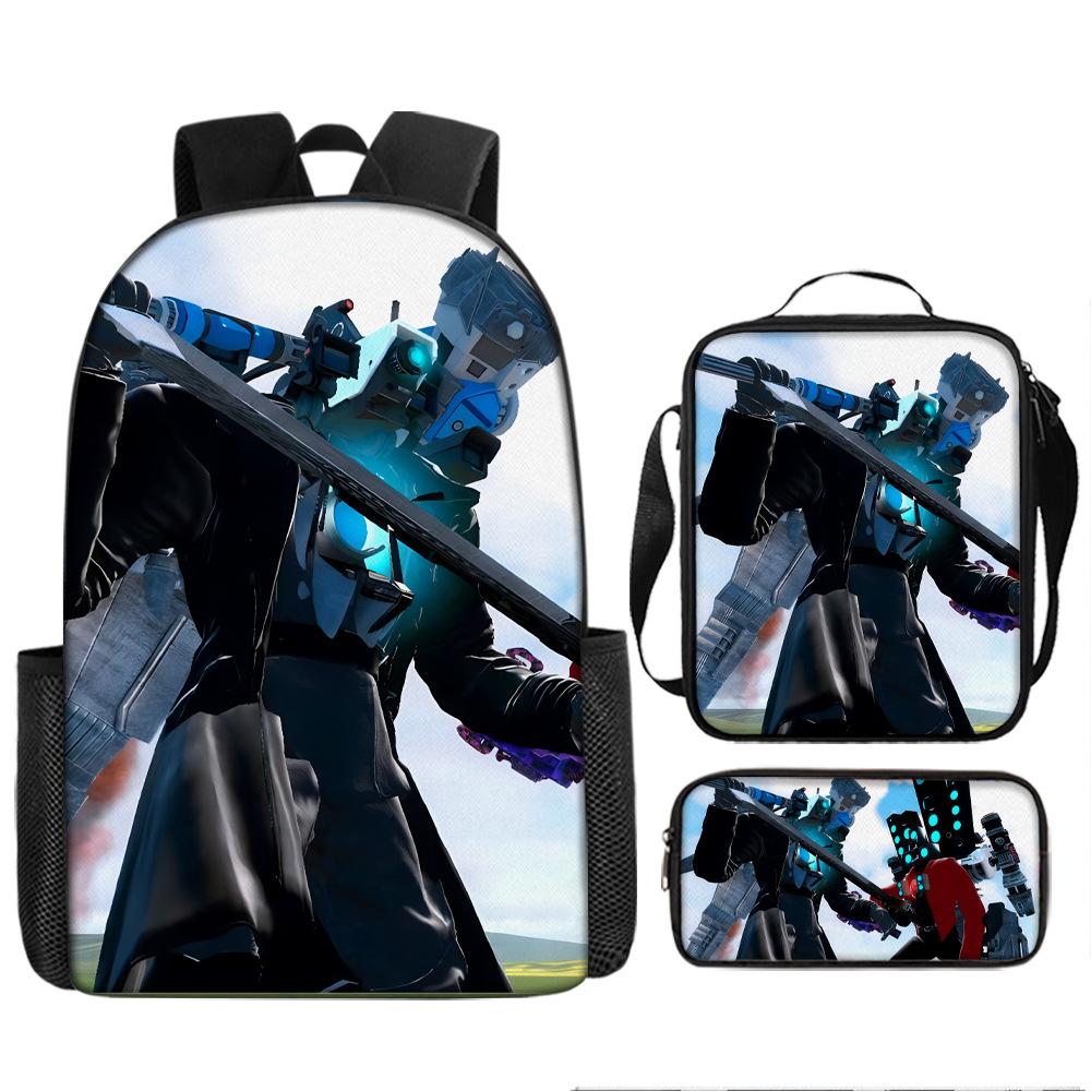 Туалетный человек пародия школьный рюкзак новый ученик рюкзак ранец пенал