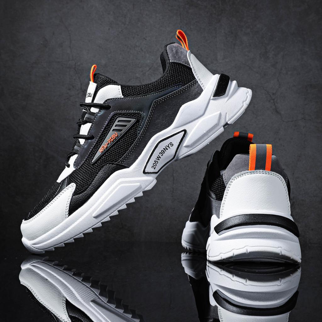 Ins All-Match Dad Shoes Мужская новая летняя повседневная обувь Уличная модная удобная вулканизированная обувь Нескользящая мужская обувь для активного отдыха