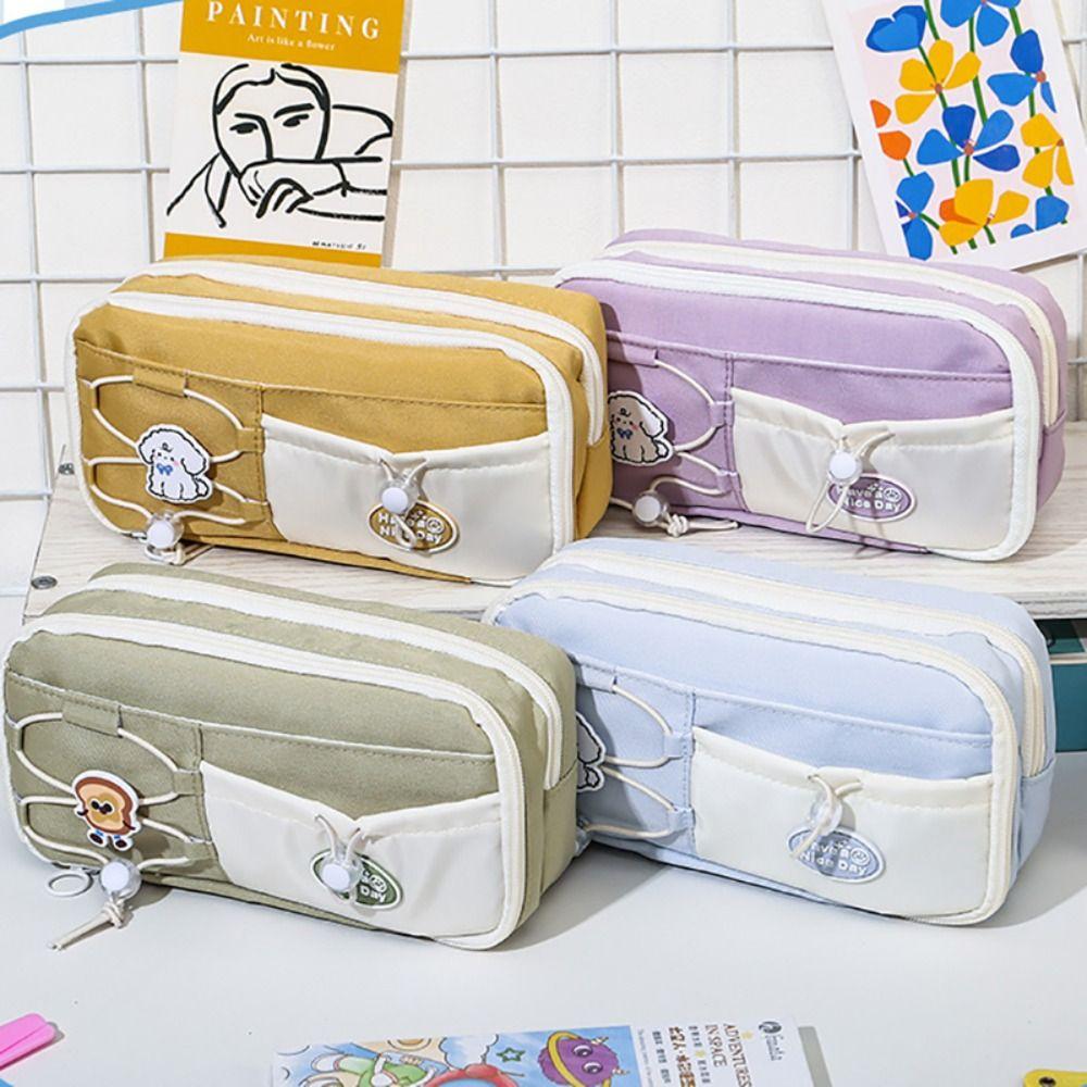 Large Capacity Pencil Case Dirt-proof Stationery Organizer High Quality Pen Box Gift