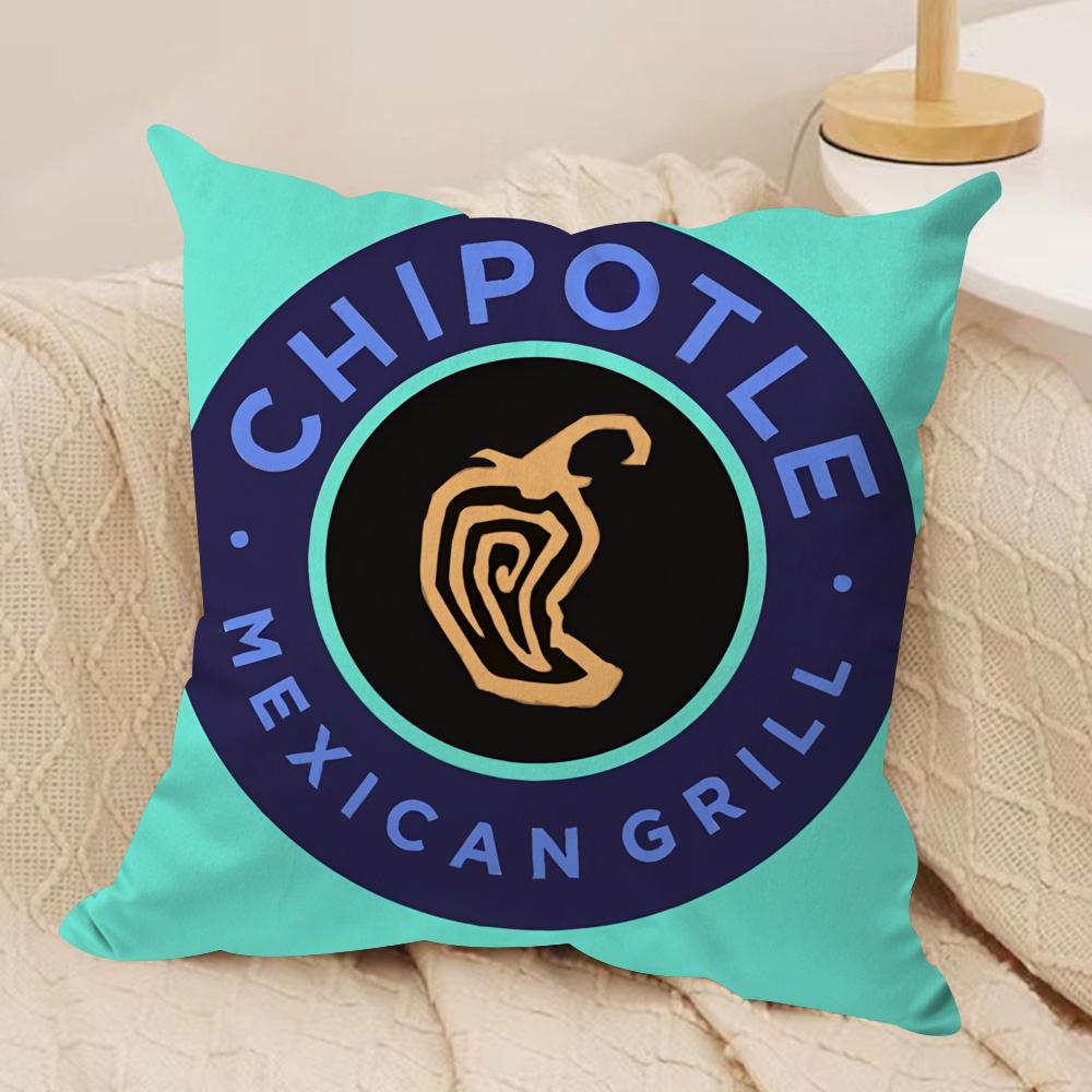 Food CChipotleS Cushion Cover Pillowcase Ultra Soft Skin Friendly Fabric Cloud Like Comfort Concealed Zipper