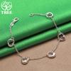 Hot-Selling Original 925 Sterling Silver Water Drop Bracelet For Men Women Birthday Anniversaries Party Jewelry Accessories