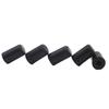 5Pcs Portable Black Cello Rubber Endpin Tip Protector Musical Instruments Accessory