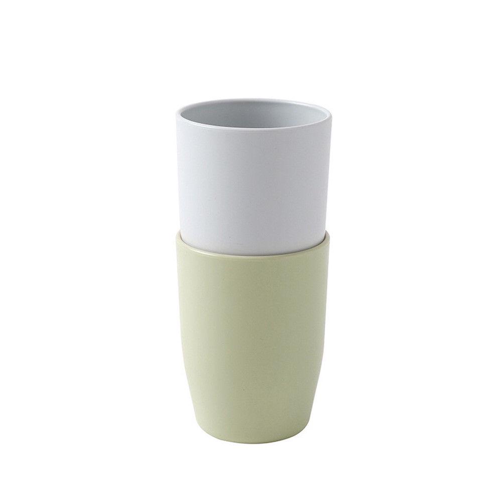 Portable Thick Circular Bathroom Toothpaste Cup Tumbler Tooth Mug Toothbrush Holder