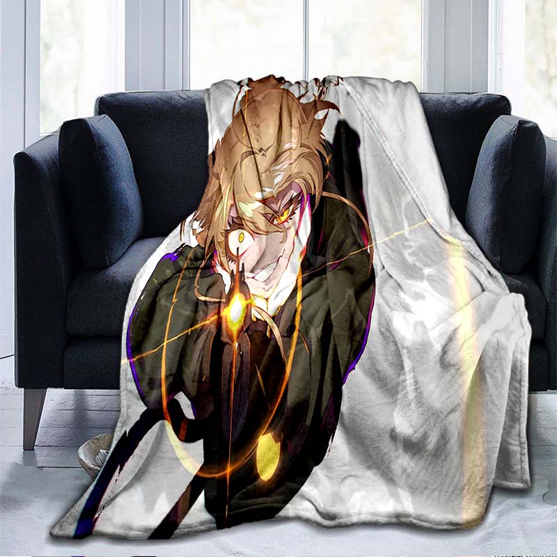 Сага о Тане, злое одеяло, аниме, одеяла, мультяшное одеяло, Таня Дегуршафф, фланелевые пледы, одеяло для кровати, дивана, ленивое одеяло