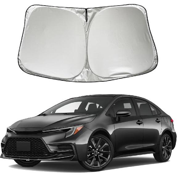 Car Windshield Sun Shade Sunshade for Toyota Corolla (Not for Corolla Cross) SE XSE LE Hybrid XLE 2020 2021 2022 2023 2024 Crown 2023 2024