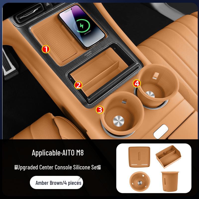 AITO M7 M8 M9 Accessories: Wireless Charger Pad & Interior Trim Mod Kit