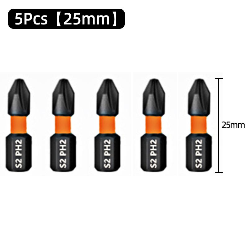 PH2 Ударная сильная магнитная отвертка с крестообразной головкой высокой твердости, крестовая отвертка, бит, электрическая отвертка, набор шестигранников