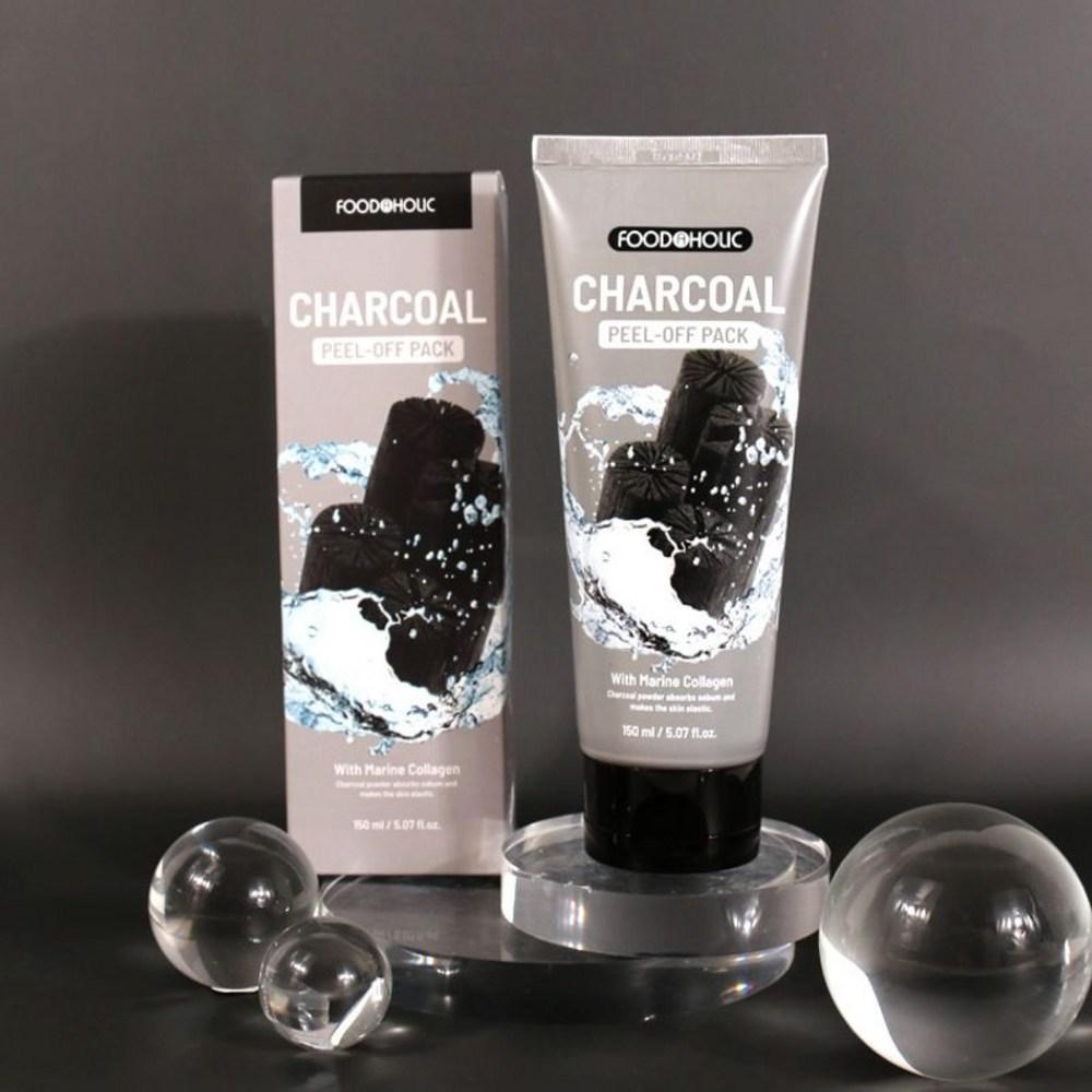 Foodaholic Collagen Peel Off Pack 150ml / Charcoal, 1 Piece, 1 Piece
