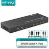 MT-viki 4-портовый KVM-переключатель DisplayPort 4K 60 Гц