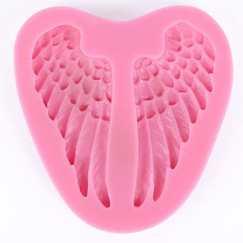 Сладкая фея Ангельские крылья помадка форма силиконовая форма для хлеба сахарный торт тиснение процесс силиконовая форма для выпечки