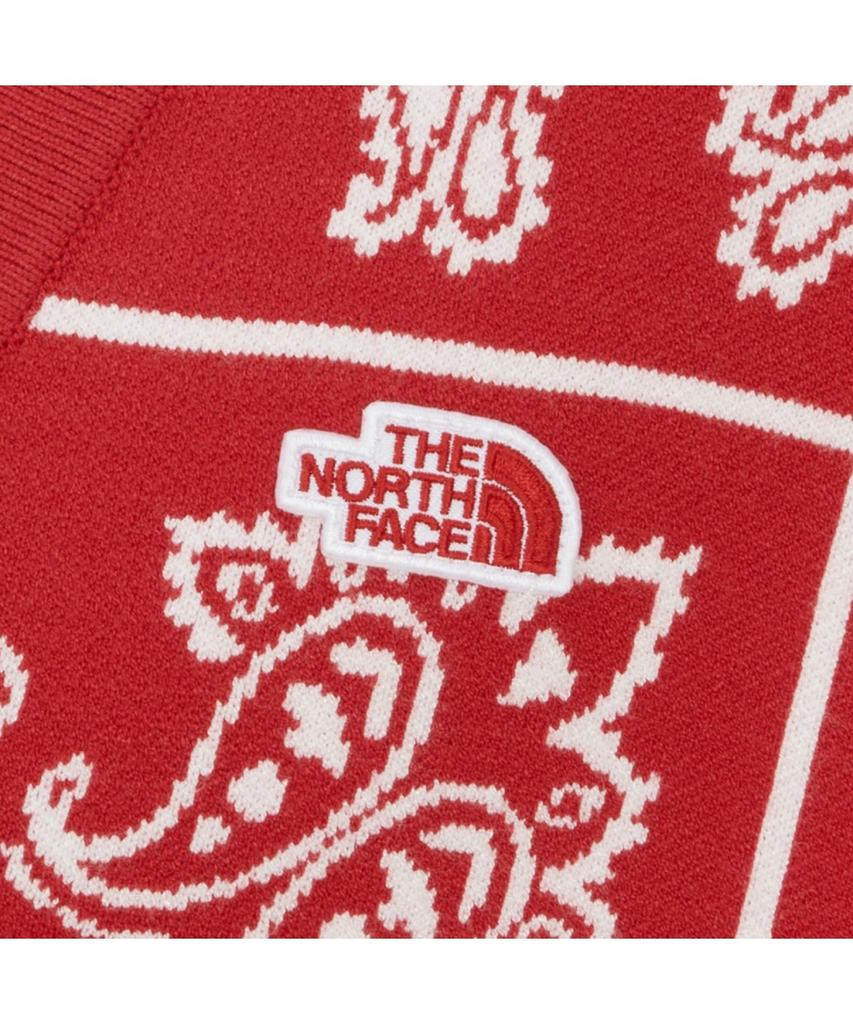 The North Face Nj5Sr55B Мужской кардиган с узором пейсли Красный