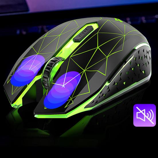 X5 Wireless Mouse Rechargeable 2.4GHz LED Mute USB Backlight Optical Gaming Mice Computer