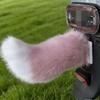 Rechargeable Sound Activated Moving Tail Fluffy Plush Plush Wagging Tail  Electric Bicycle