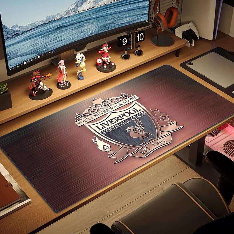Liverpool Football Club2 Print Cushion Non-slip Laptop Tablet Big Mousepad XXL Mat Mini PC Playmat With Lock edge