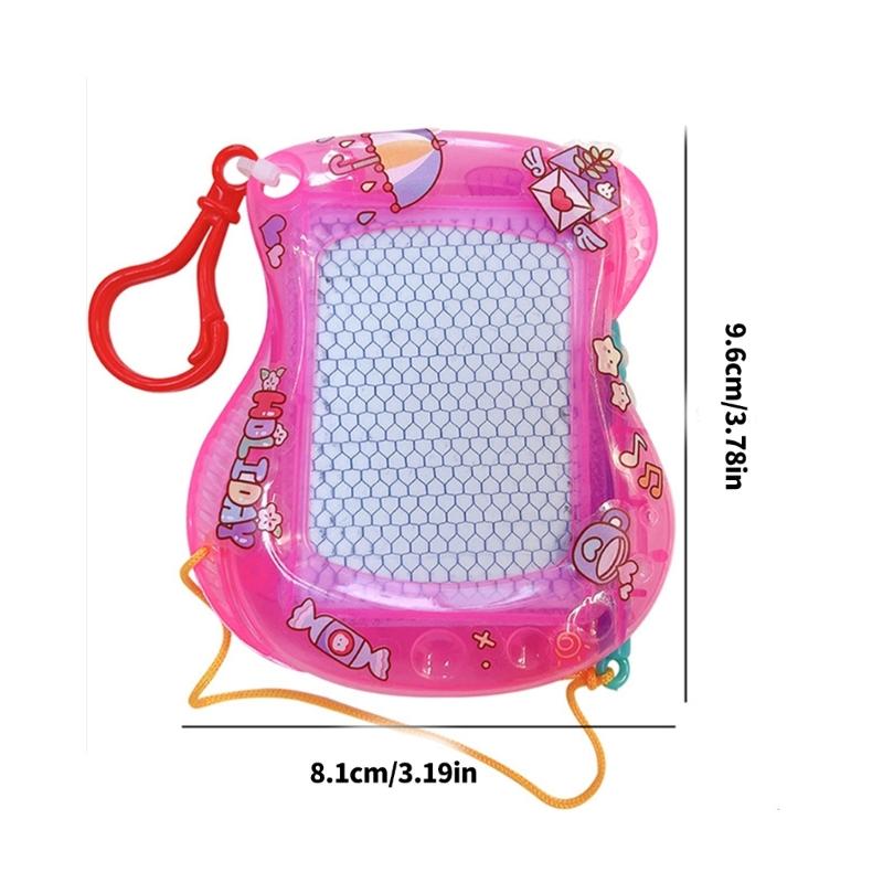 Многоразовые блокноты для рисования Магнитная планшетка для рисования Портативный брелок Набор художественных досок Магнитная художественная доска Идеально для детей в путешествии