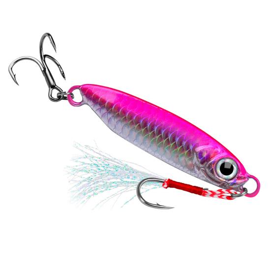 .4CM/7G 5.5CM/15G 6.1CM/20G 7.1CM/30G приманка для джиггинга с крючком реалистичная приманка для троллинга аксессуары для рыбалки в пресной и соленой воде