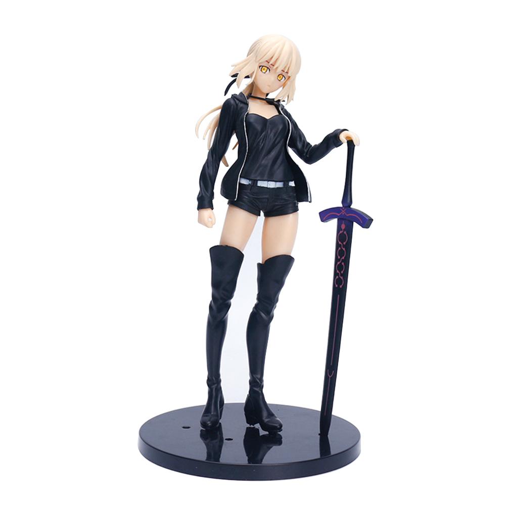24СМ FATE STAY NIGHT FGO Алтрия Пендрагон Игровая Фигурка Стоячая поза Фигурки Действия Модель Украшение Кукла Коллекция Игрушка Подарок