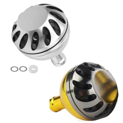 APAGAI Рукоятки Катушки Силовой Универсальной Катушки Рыболовной Shimano Daiwa 38 мм Золотой Золотая Металлическая Головка x Серебряный [Набор 2] Рукоятки, Рукоятки, Рукоятки, Кастомизация,