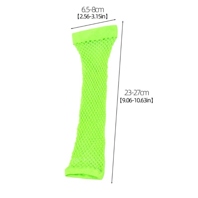 Сетчатые нарукавники женские без пальцев сексуальные клубные нарукавники на руки party перчатки сетчатые перчатки перчатки для музыкального фестиваля