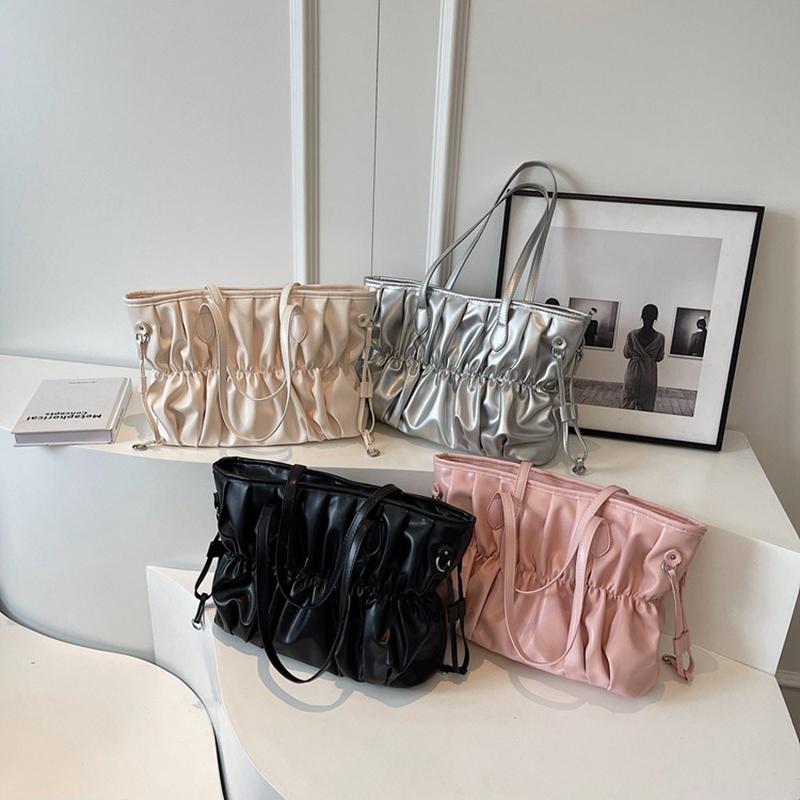 Горизонтальная сумка-облако, плиссированная большая сумка, осенне-зимняя новая сумка на плечо под мышками, модная женская сумка