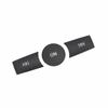 3Pcs Car Volume ON Buttons Cover Stickers Trim Fit For Mercedes Benz A B C ML CLS Class GLA200 ML GLK300 E260 Auto Accessories