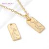 KC Gold Color Small Extension Chain Tag Charms For Jewelry Making,Charms For Jewelry,DIY Bracelet Necklace Making Accessories