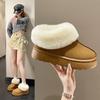 Thick-soled Warm Snow Boots for Women 2025 Winter Thickened Warm Fur Integrated Comfortable Outer Wear Casual Fluffy Shoes