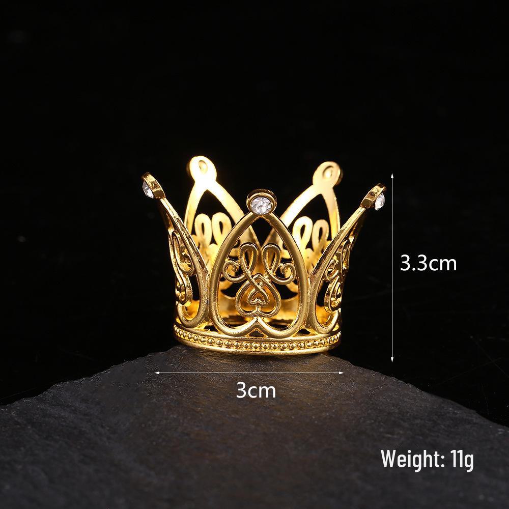 «Украшение для торта «Мини-бриллиантовая корона принцессы» – Аксессуары для выпечки на день рождения феи»