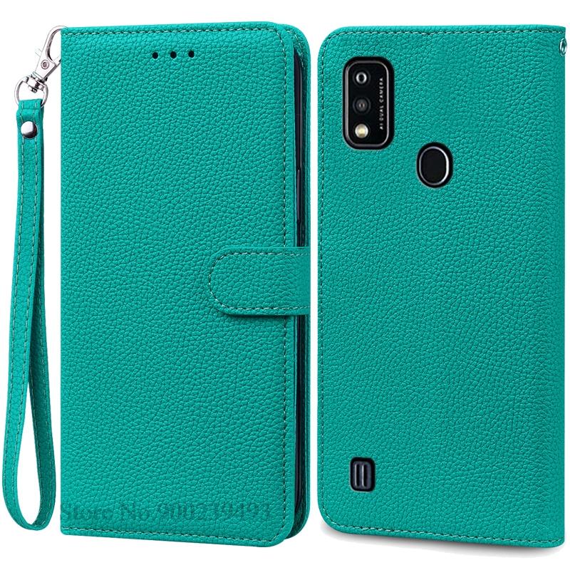 A51 Case For ZTE Blade A51 Case Soft Silicone Leather Flip Wallet Case For ZTE Blade A51 Case Back Cover Coque Fundas Etui