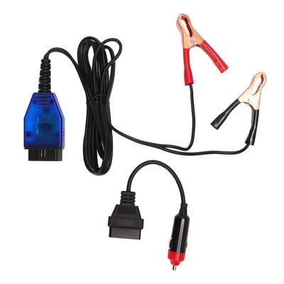 OBD2 Car Memory Data Saver Универсальный автомобильный адаптер кабеля аварийного питания с красным черным цветом