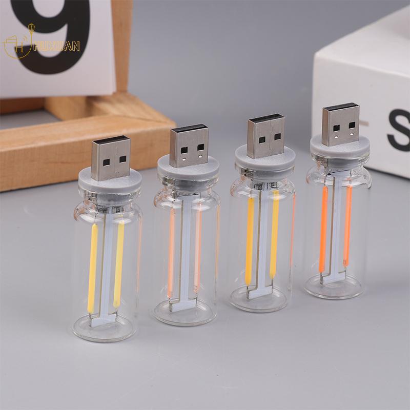 Ретро USB LED Лампа с нитью накаливания, сенсорное диммирование, 5 В, Ретро LED Лампа Эдисона, Ночник, Кемпинг, Декоративное LED освещение